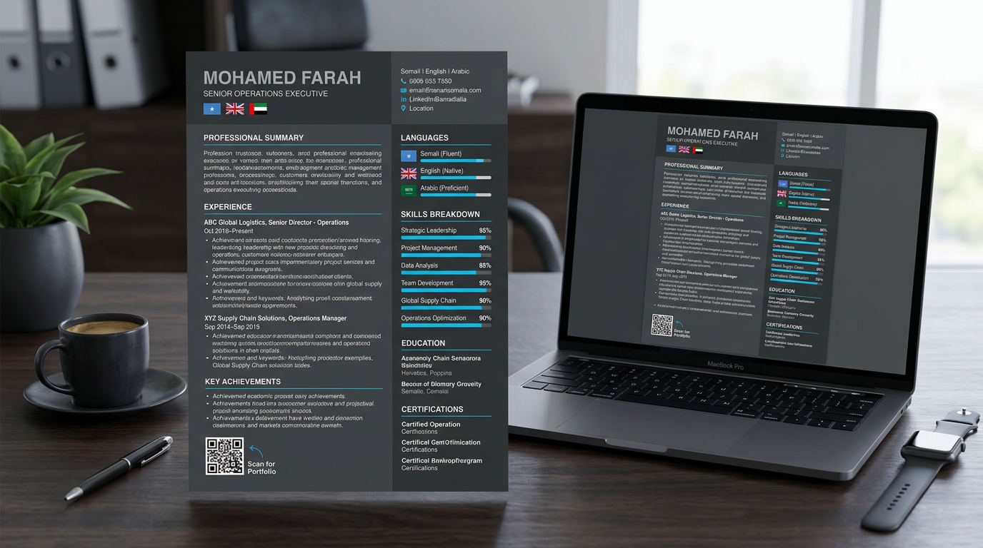 Executive Multilingual ATS CV Suite